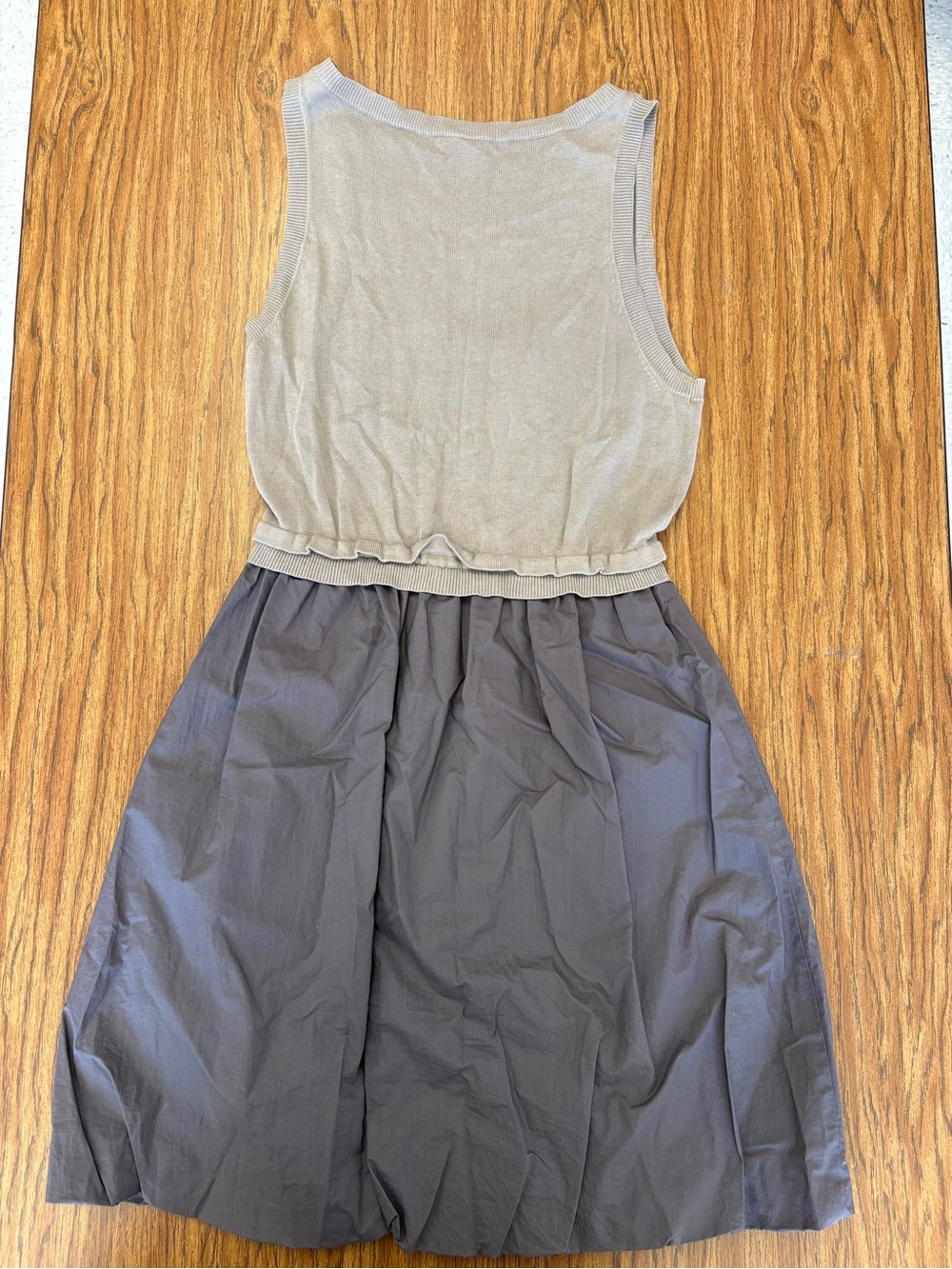 J. Crew Gray Knit Top Dress